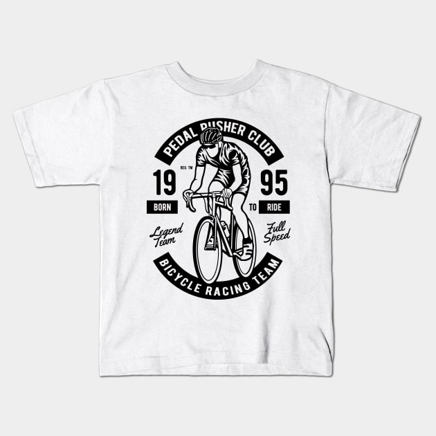 Bicycle Club Kids T-Shirt by DesignedByFreaks